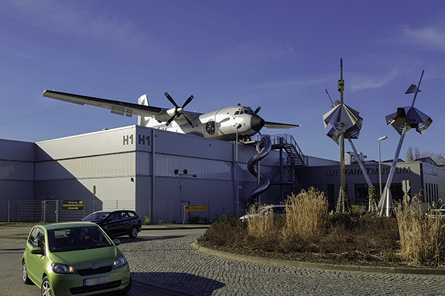 Transall C-160 auf dem Dach des Luftfahrtmuseums